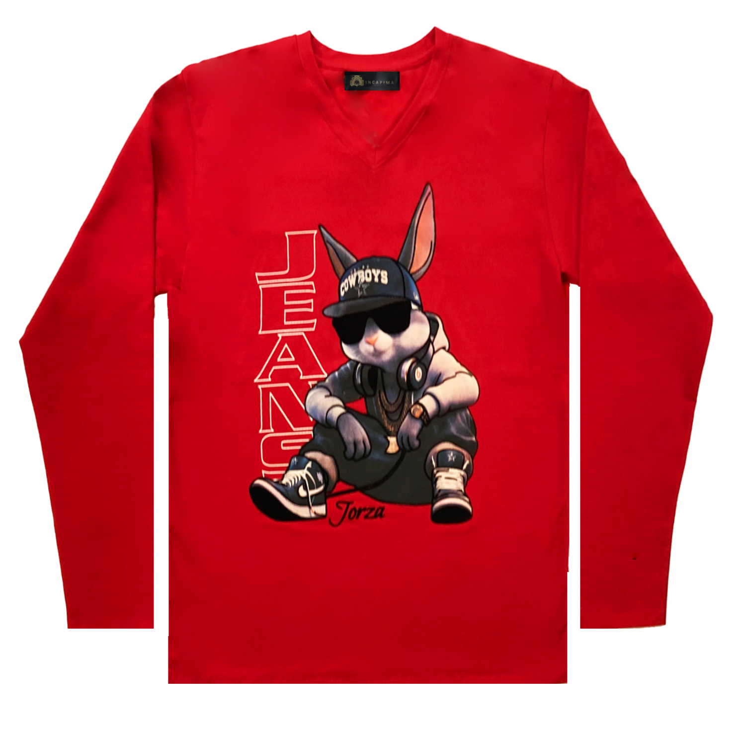 T shirt big bunny long sleeve